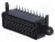 SCART-17 - Connector  SCART, socket, female, for panel mounting, angled 90