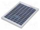Photovoltaic modules - Photovoltaic cell, polycrystalline silicon, 251x186x17mm, 5W