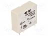 Relay  electromagnetic, SPDT, Ucoil  24VDC, 5A, 5A/250VAC, 5A/24VDC