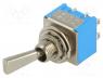 Switch  toggle, Pos  3, DP3T, ON-OFF-ON, 3A/250VAC, -25÷85C, 20m