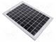 Photovoltaic modules - Photovoltaic cell, polycrystalline silicon, 354x251x17mm, 10W