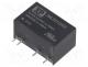 Converter  DC/DC, 2W, Uin  10.8÷13.2V, Uout  5VDC, Iout  400mA, SIP7