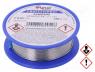  - Soldering wire, Sn60Pb40, 0.8mm, 100g, lead-based, reel, 190C