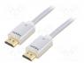 ALCIG - Cable, HDMI 2.1, HDMI plug,both sides, PVC, textile, Len  1.5m
