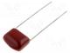 MPEM-470NR15/250 - Capacitor  polyester, 470nF, 250VDC, 15mm, 10%, 17x6.5x10.6mm