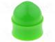 Plunger, 10ml, green, universal, silicone free, polypropylene