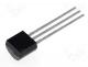 LM2936Z-3.3 - Integrated circuit, low drop volt reg #,3V 50mA TO92