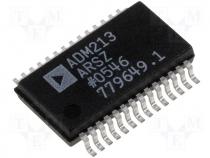 ADM213ARSZ - Integrated circuit, 5V CMOS RS232 driver/receiver SSOP