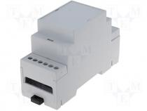DIN Rail Enclosures - Box for DIN rail mounting 36mm 6/6pin