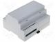 DIN Rail Enclosures - Box for DIN rail mounting 106mm 18/18pin