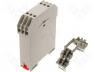 Enclosure for DIN rail,with 12 terminals 22,5x81,8x99mm