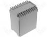Enclosure for DIN rail,with 20 terminals 100x70x112,6mm