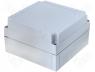 ABS175/100HG - Fibox ABS plastic enclosure 180x180x100mm cover grey