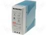 MDR-60-24 - Pwr sup.unit pulse, 60W, 24VDC, 2.5A, 85÷264VAC, 120÷370VDC, 330g