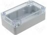 Varius Boxes - Polycarbonate enclosure, transparent 115x65x40mm