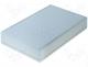 Polystyrene enclosure grey 220x140x40mm with cover