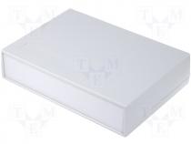 ABS-106 - ABS plastic enclosure, frontRear panel 190x136x42