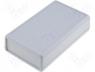 Desktop Enclosures - ABS plastic enclosure 112x66x28mm grey