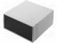 Desktop Enclosures - Plastic panel enclosure 160x160x86mm grey