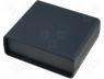 Desktop Enclosures - Plastic enclosure 50x149x130mm black
