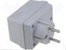  - Enclosure ABS for power supply 65x74x53 screw mount plu