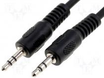 Cable assemblies - Cable 2x plug jack 3.5mm stereo 5m
