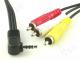 Cable, plug JACK 3,5 4pin-3x plug RCA, 1,5m