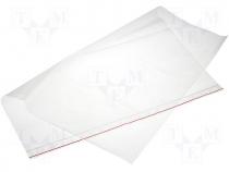 Zip Bag - Polyethylene bag, zip closure 400X450mm/100pcs