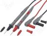  - Test lead PVC 1.2m 10A red and black 2x test lead