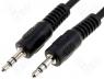 Cable assemblies - Plug, stereo JACK 3,5/Plug, stereo JACK 3,5 10