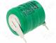 Rechargeable cell Ni-MH 3,6V 80mAh dia 16x18mm 2pin