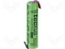 Rechargeable cell Ni-MH Ni-MH 1,2V 800mAh AAA Ready t