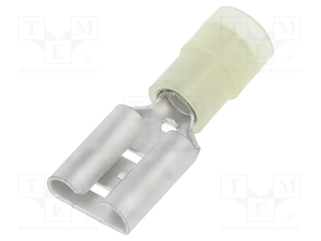 Terminal Connector - Terminal  flat, 9.5mm, 1.2mm, female, 4÷6mm2, crimped, for cable