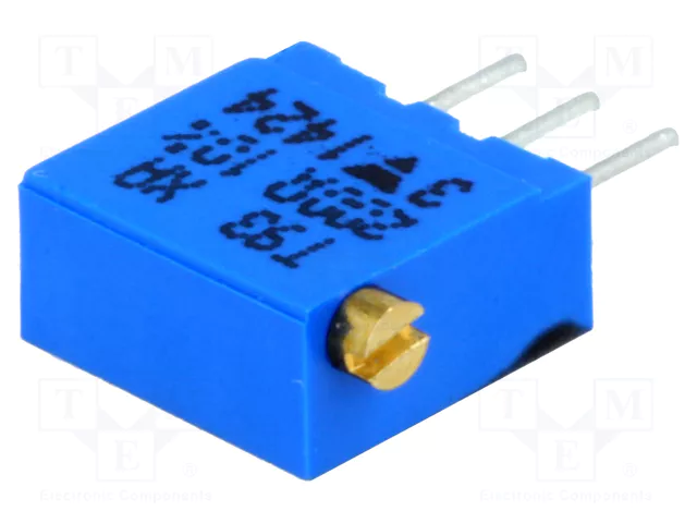 Potentiometer  mounting, multiturn, 500, 500mW, THT, 10%, linear
