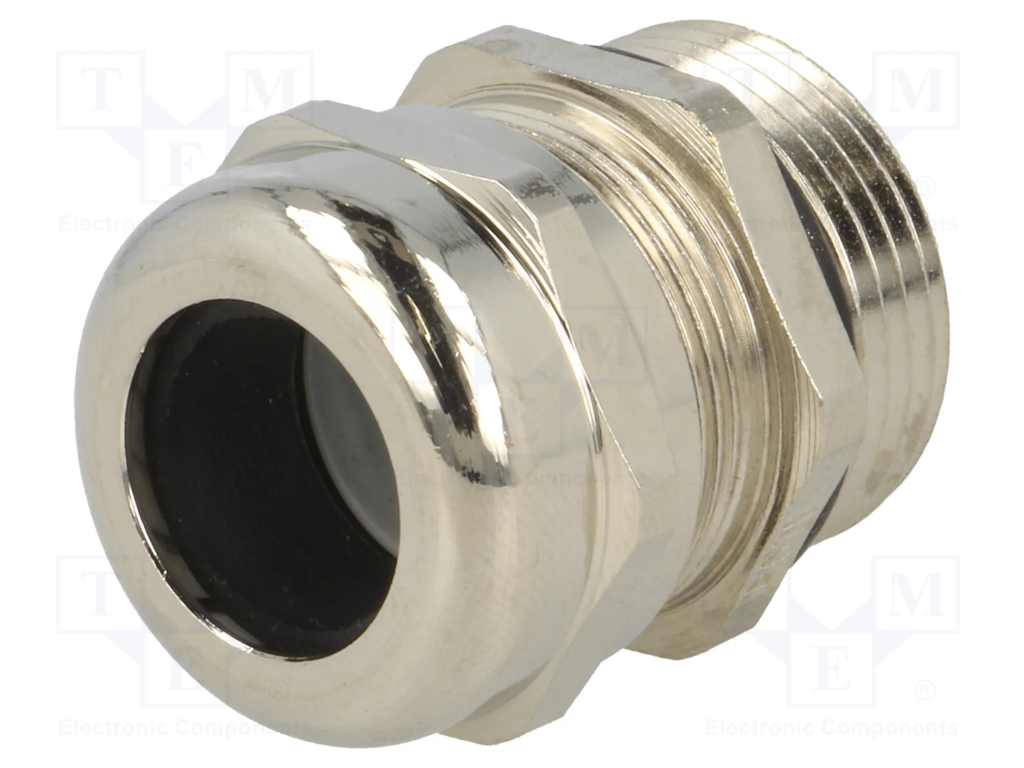 Cable gland; PG16; IP68; Mat: brass; Body plating: nickel