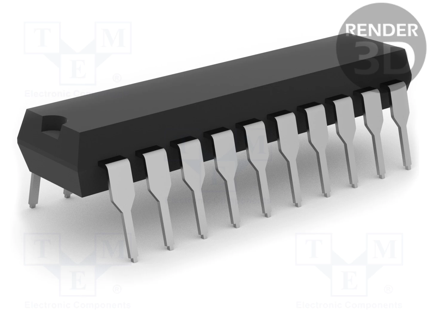 PIC16F1619-I/P - PIC microcontroller, SRAM 1024B, 32MHz, THT, DIP20