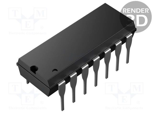 TTL-Cmos - IC digital, EX-OR, Channels 4, Inputs 2, CMOS, DIP14