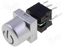 Switch microswitch bistable DC load:0.1A/30V LED THT