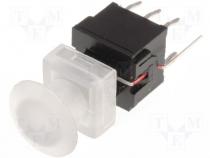 Switch microswitch monostable DC load:0.1A/30V LED THT