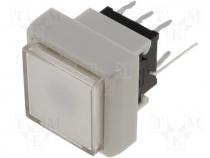 Switch microswitch monostable DC load:0.1A/30V LED THT