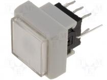 Switch microswitch monostable DC load:0.1A/30V LED THT