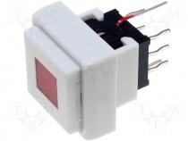 Switch microswitch bistable DC load:0.1A/30V LED THT