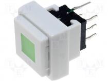 Switch microswitch bistable DC load:0.1A/30V LED THT