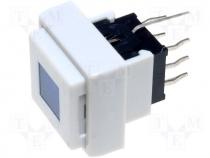 Switch microswitch bistable DC load:0.1A/30V LED THT