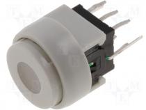 Switch microswitch monostable DC load:0.1A/30V LED THT