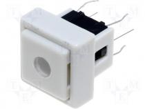 Switch microswitch monostable DC load:0.5A/12V LED THT