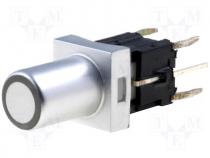 Switch microswitch monostable DC load:0.5A/12V LED THT