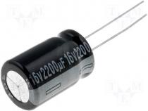 Capacitor electrolytic 2200uF 16V 105C 12,5x20