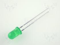 LED 5mm green 5 32mcd 60°