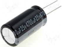 Capacitor electrolytic 4700uF 25V 105C 16x30 RM7.5